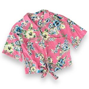 Levi's Pink Floral Clover Shirt